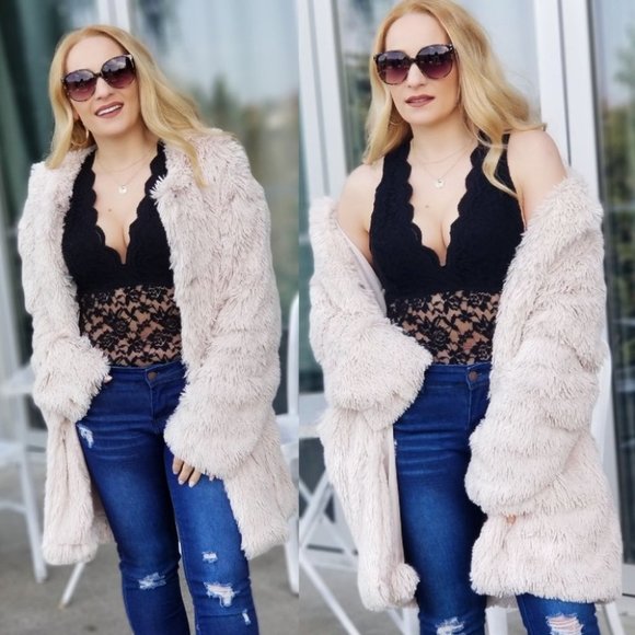 So Cozy and Cuddly Faux Fur Coat - Picture 2 of 5